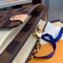 N60237 LV VAVIN 链条包 Damier Ebene 帆布配牛皮迷你女包 奶白色