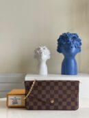 N40492 LV FELICIE POCHETTE 手袋 LV三合一链条包 LV三件套 咖格