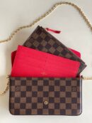 N40492 LV FELICIE POCHETTE 手袋 LV三合一链条包 LV三件套 咖格