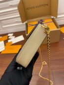 M69977 LV LV FELICIE POCHETTE 手袋 牛皮压纹三合一链条包 LV三件套 灰色