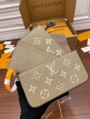 M69977 LV LV FELICIE POCHETTE 手袋 牛皮压纹三合一链条包 LV三件套 灰色