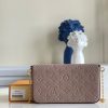 M68697 LV FELICIE POCHETTE 手袋 牛皮压纹三合一链条包 LV三件套 咖啡色