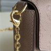 M68697 LV FELICIE POCHETTE 手袋 牛皮压纹三合一链条包 LV三件套 咖啡色