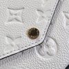 M82363 LV FELICIE POCHETTE 手袋 牛皮压纹三合一链条包 LV三件套 奶白色