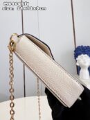 M82363 LV FELICIE POCHETTE 手袋 牛皮压纹三合一链条包 LV三件套 奶白色