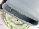 M9243 迪奥 CARO 大号手袋 柔软牛皮革藤格纹 岩石灰色