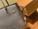 爱马仕 Birkin 30cm 巴黎灰 组合 一级湾鳄 鳄鱼皮 臻品级别