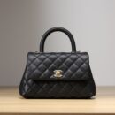 Chanel CocoHandle系列球纹牛皮手提袋免检版
