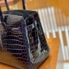 爱马仕 Birkin 30cm 午夜蓝 金扣 一级皮 尼罗鳄鱼皮 臻品级别