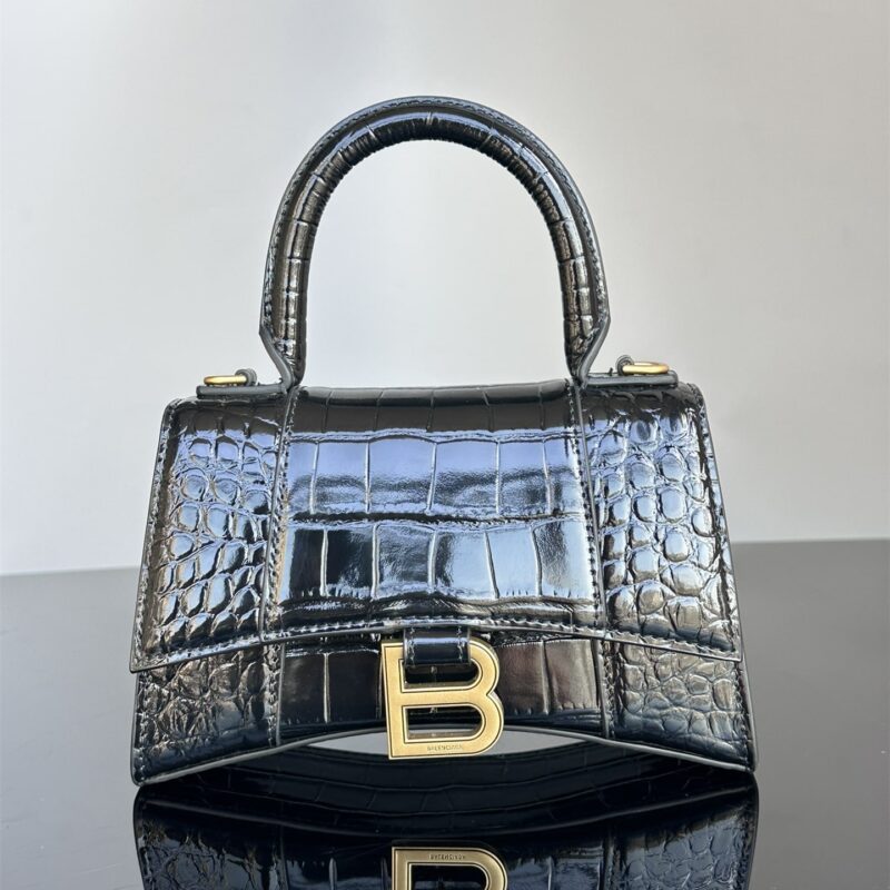 Balenciaga沙漏包-Balenciaga鳄鱼皮手袋