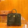 爱马仕 Birkin 25cm 橄榄绿 尼罗鳄鱼皮 金扣 原版蜜蜡线 顶级手缝 现货
