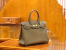 爱马仕 Birkin 30cm 大象灰 Togo小牛皮 金扣 原版蜜蜡线 顶级手工缝制