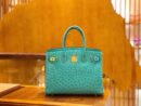 爱马仕 新增现货 Birkin 30cm 维罗纳绿 南非KK级鸵鸟皮 金扣 原版蜜蜡线 顶级手工缝制