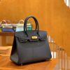 1b6ec0a05037f73.jpg 爱马仕 Birkin 30cm 掌纹牛皮 内缝 午夜蓝 金扣 全手工缝制