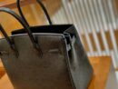 爱马仕 Birkin 30 鸵鸟皮 经典黑 银扣 全手工缝制