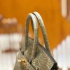 爱马仕 Birkin 铂金包 斑鸠灰 美洲 方块印 25cm
