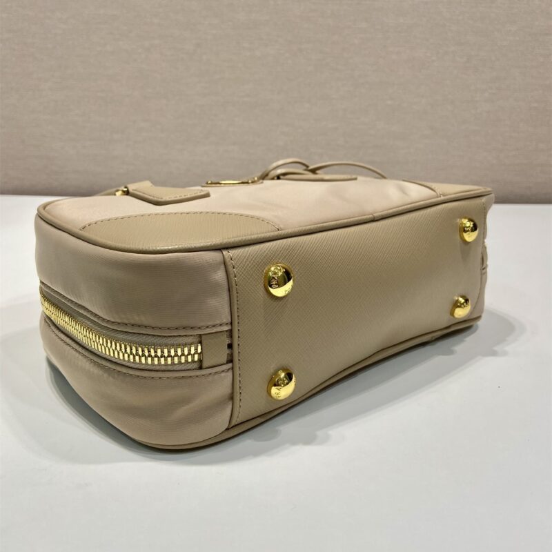 Prada*ReEdition系列手提袋1BB121小号卡其免检版 - Image 6