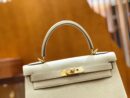 爱马仕 Kelly 28cm togo 牛皮 奶昔白 金扣 全手工缝制 现货