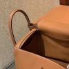 爱马仕 Lindy琳迪包 金色 德国进口togo牛皮 全手工缝制 银扣 30cm