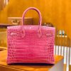 爱马仕 Birkin 铂金包 桃红色 尼罗鳄 30cm