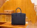 爱马仕 Birkin 30cm 午夜蓝 Epsom掌纹小牛皮 金扣 原版蜜蜡线 顶级手缝