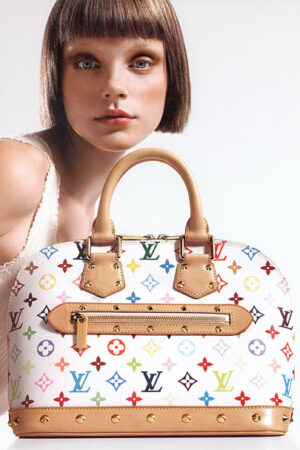 M92647 LV村上隆设计 LV33彩 Lv三三彩 LV女包 LV手提包
