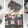 M95832 LV经典老花 LV黑水彩 LV新款 时尚 LV女包 LV手提包