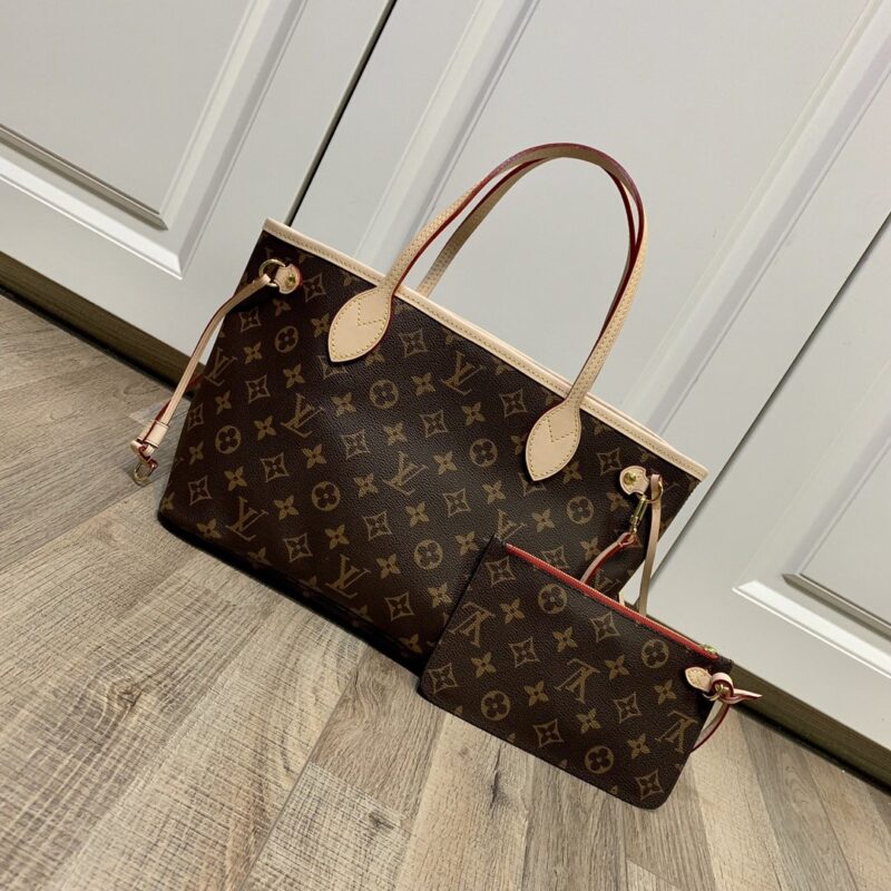 M40155 LV经典老花 Neverfull 系列小号 LV购物袋 LV单肩包 LV手提包 - Image 3