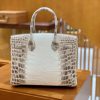 爱马仕 Birkin 铂金包 喜马拉雅 浅色 特级品质 一级皮 尼罗鳄鱼皮 银扣 25cm