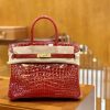 20deca623e9deca.jpg 爱马仕 Birkin 铂金包 法拉利红 一级皮 尼罗鳄鱼皮 臻品级别 金扣 30cm