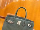 爱马仕 Birkin 30cm togo牛皮 杏仁绿 银扣 全手工缝制