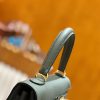 爱马仕 Kelly 25cm 杏仁绿 金扣 掌纹牛皮 全手工缝制