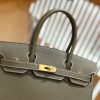 爱马仕 Birkin 30cm 大象灰 Togo小牛皮 金扣 原版蜜蜡线 顶级手工缝制
