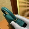 爱马仕 Mini Kelly迷你凯莉 孔雀绿 德国掌纹牛皮 全手工缝制 臻品级别 金扣 19cm