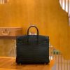爱马仕 Birkin 铂金包 黑色 哑光鳄鱼 25cm 金扣 定制