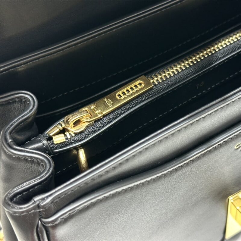 Celine*Cles16系列手袋188003黑色免检版 - Image 9