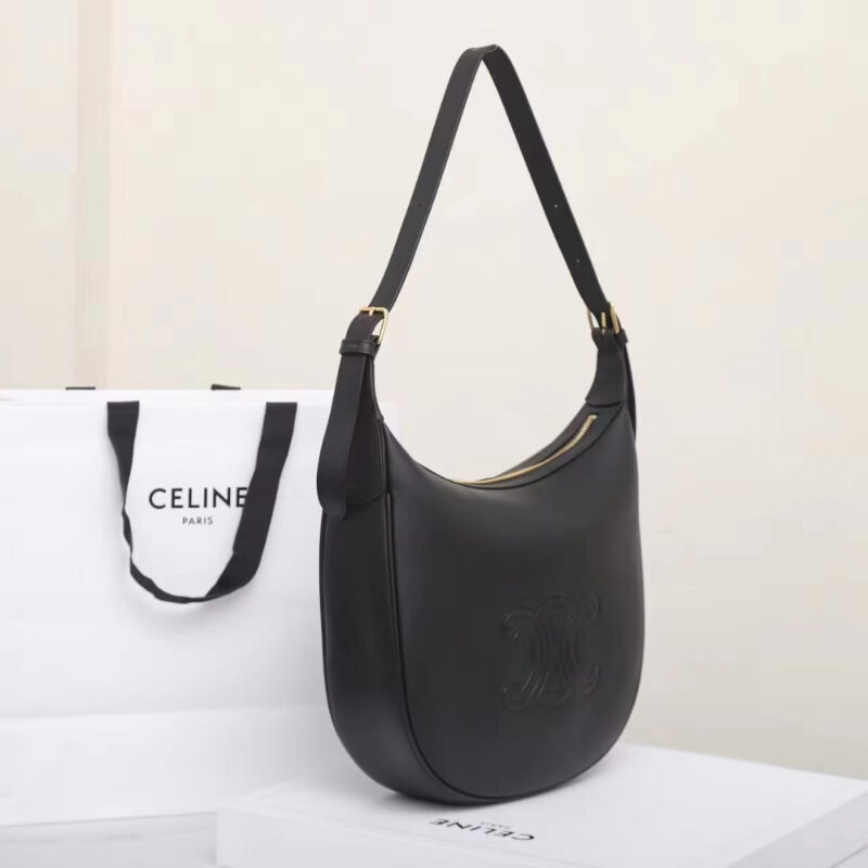 Celine*Heloise系列腋下包114713黑色免检版 - Image 3