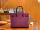 爱马仕 Birkin 30cm. Touch 系列 哑光鳄鱼皮拼牛皮 葡萄紫 高订版本