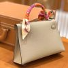 爱马仕 Mini kelly 斑鸠灰 掌纹小牛皮 全手工缝制 臻品级别 19cm 金扣 现货