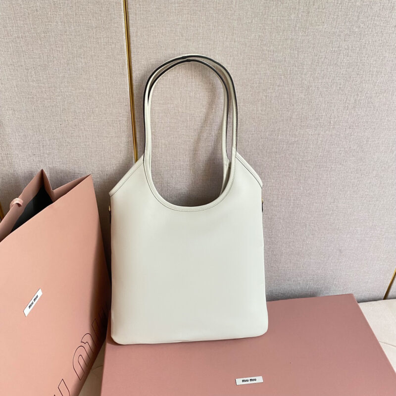 miumiu缪缪*IVY系列5BG231限定款Tote包白色免检版 - Image 7