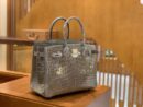 爱马仕 Birkin 铂金包 斑鸠灰 一级皮 尼罗鳄鱼皮 臻品级别 银扣 30cm