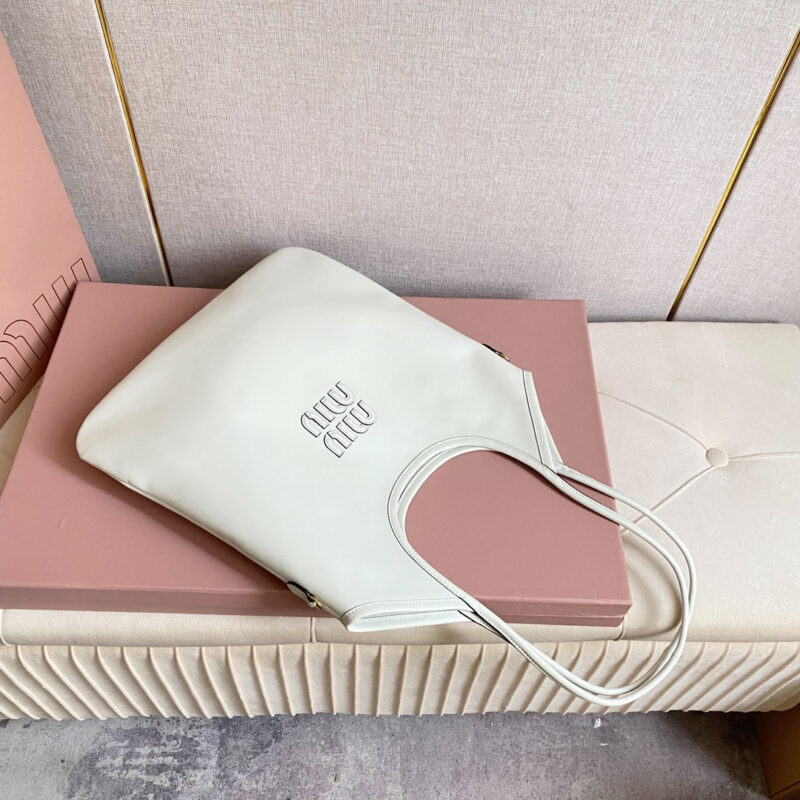 miumiu缪缪*IVY系列5BG231限定款Tote包白色免检版 - Image 8