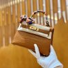 爱马仕 Mini Kelly 美洲鳄鱼皮 哑光 臻品级别 19cm