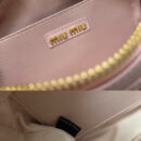 miumiu缪缪TooPretty系列5BB123保龄球手袋粉色