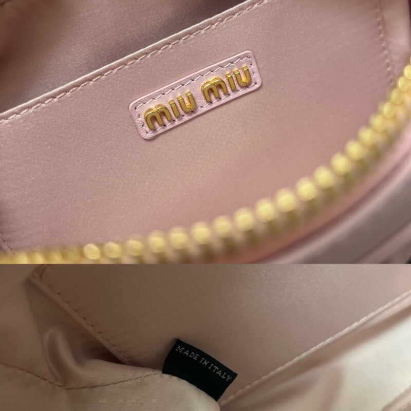 miumiu缪缪TooPretty系列5BB123保龄球手袋粉色 - Image 9