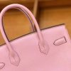 爱马仕 新增现货 birkin 铂金包 锦葵紫 德国进口小牛皮 银扣 30cm