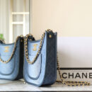 Chanel 24S系列AS4532水洗丹宁Hobo包大号免检版