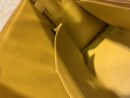 爱马仕 Kelly凯莉包 掌纹小牛皮 琥珀黄 进口原料 原版蜜蜡线 顶级工艺 金扣 28cm