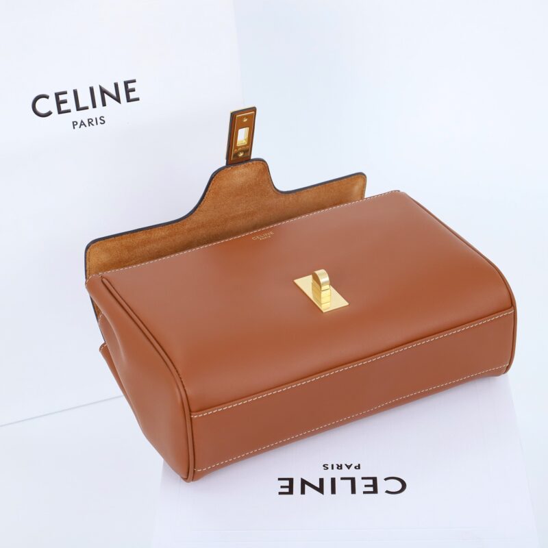 Celine*Soft16系列单肩包196853棕色免检版 - Image 8