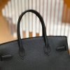2e75d99a562b1a4.jpg 爱马仕 Birkin 30cm 经典黑 Togo小牛皮 银扣 原版蜜蜡线 顶级手工缝制